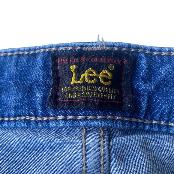 Lee Jeans Womens Size 10 Barrel Leg Wide Leg Crop Retro High Rise Waist - Picture 9 of 9